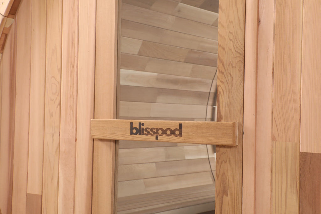 Blisspod Prague | Outdoor Barrel Sauna | Canadian Red Cedar | Toule 6000W | 2–4 or 4–6 Person