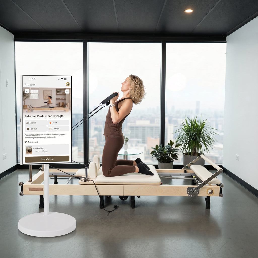 Personal Hour Janet Elite 2.0 Foldable Pilates Reformer with 4K Smart Screen | 6 Springs | Jump Board