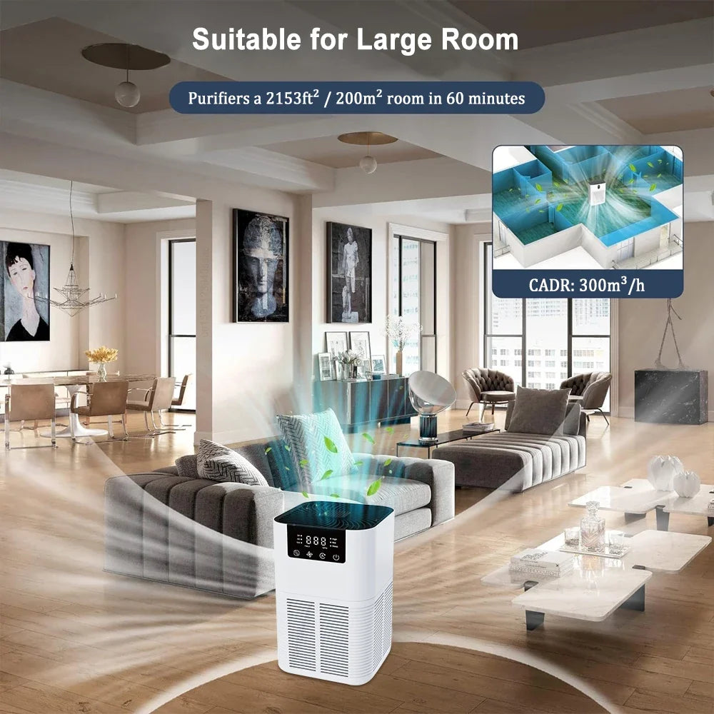 Cooskr HEPA Air Purifier | Aromatherapy | 5W | US & EU Plug