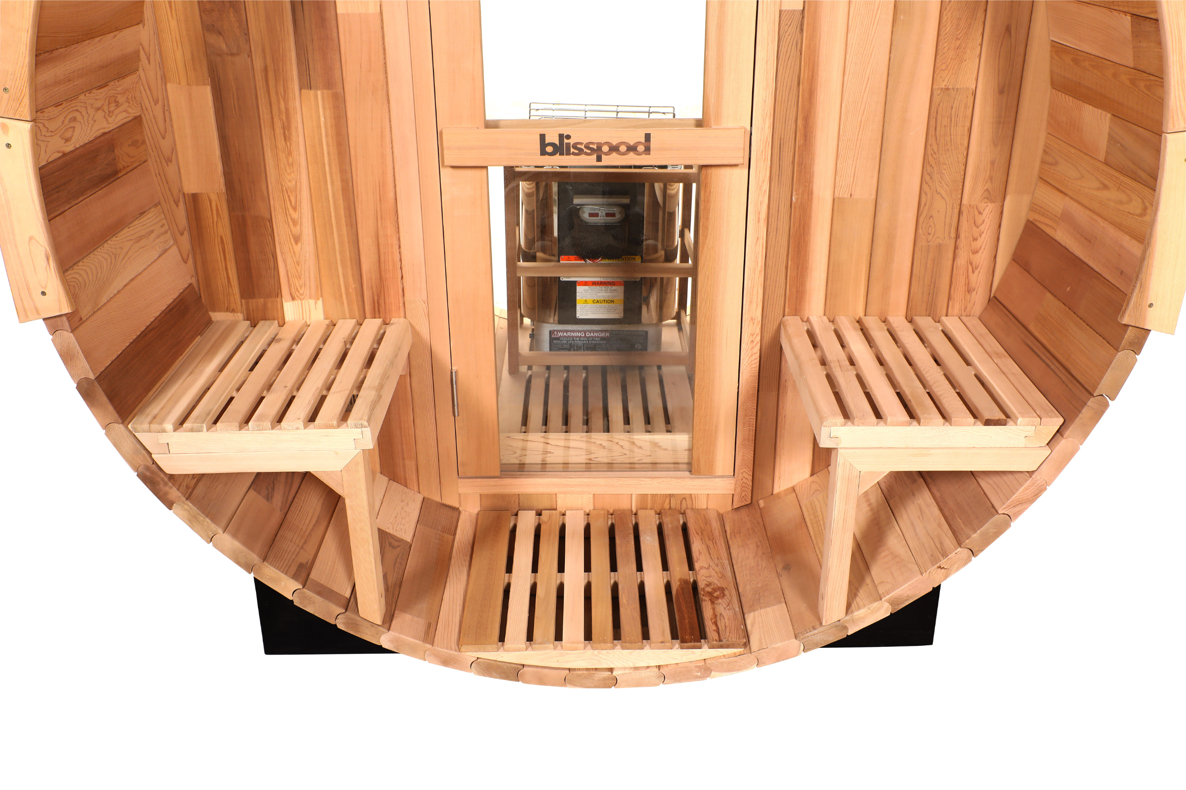 Blisspod Prague | Outdoor Barrel Sauna | Canadian Red Cedar | Toule 6000W | 2–4 or 4–6 Person