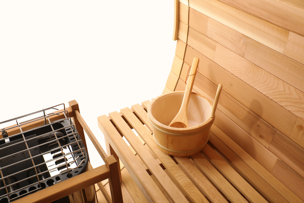 Blisspod Prague | Outdoor Barrel Sauna | Canadian Red Cedar | Toule 6000W | 2–4 or 4–6 Person