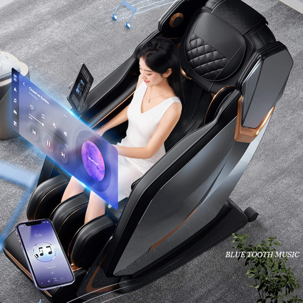 Airvana Nova | Full-Body Zero Gravity Shiatsu Massage Chair | Heated | Voice Control | Black or Brown