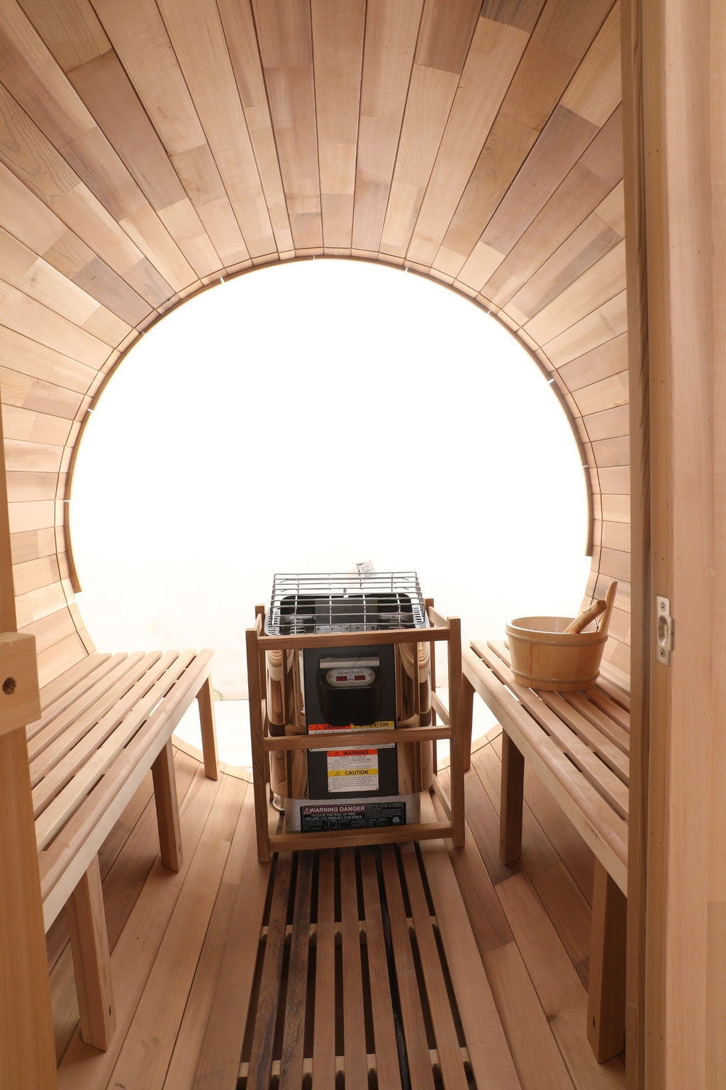 Blisspod Prague | Outdoor Barrel Sauna | Canadian Red Cedar | Toule 6000W | 2–4 or 4–6 Person
