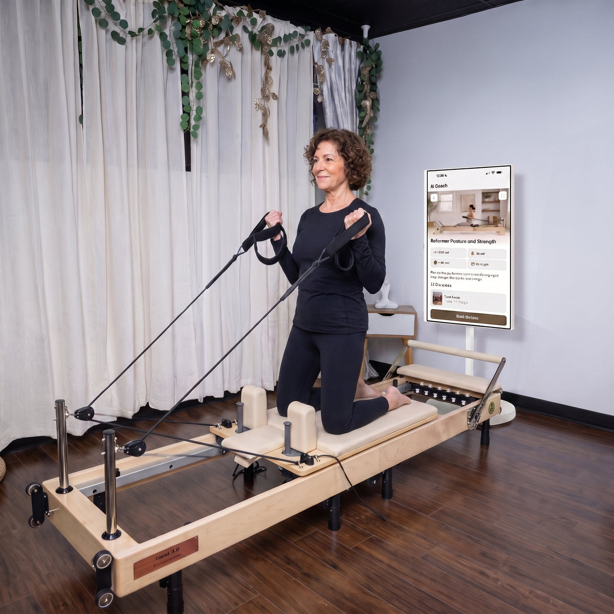 Personal Hour Janet Elite 2.0 Foldable Pilates Reformer with 4K Smart Screen | 6 Springs | Jump Board