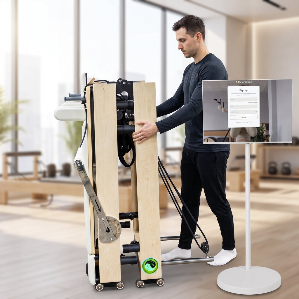 Personal Hour Janet Elite 2.0 Foldable Pilates Reformer with 4K Smart Screen | 6 Springs | Jump Board